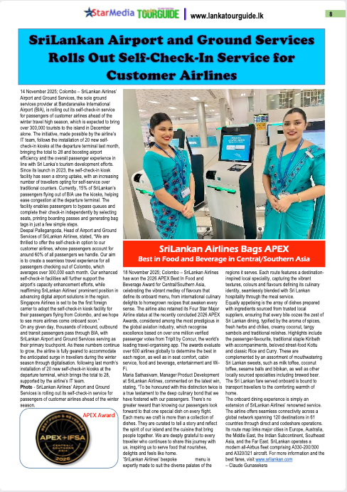 SriLankan Airlines banner